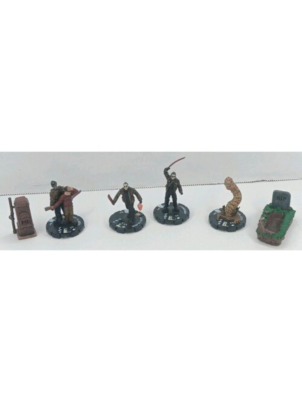 Horrorclix Freddy Vs. Jason 6pc Lot Figures Wizkids Heroclix Horror Toys Loose